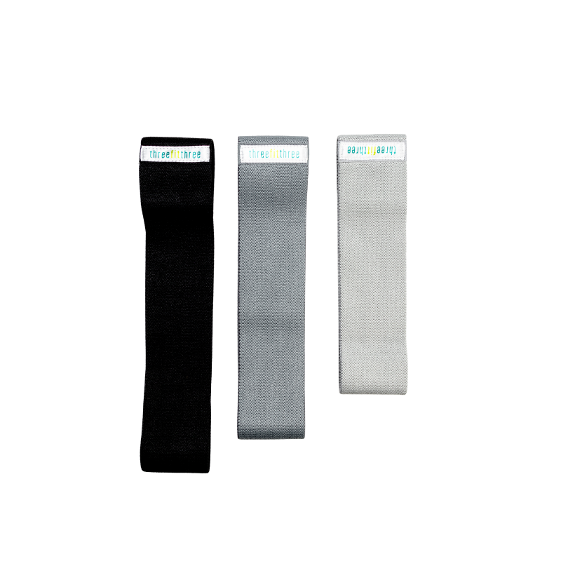 KIT BANDAS TELA GRIS x 3